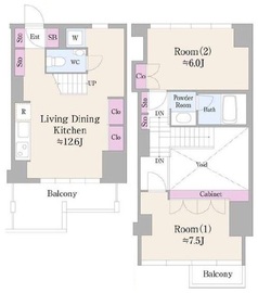 ROKA TERRAZZA （ロカテラーザ） 5506 間取り図
