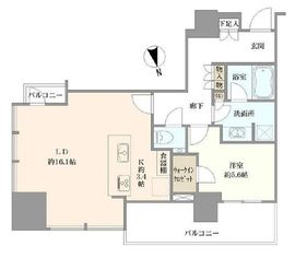 ブランズ渋谷桜丘 20階 間取り図