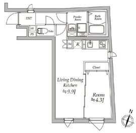 アトリオフラッツ板橋本町 201 間取り図