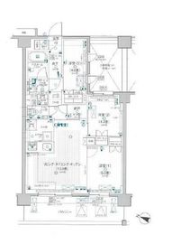 パレステージ茅ヶ崎Ⅱ 6階 間取り図