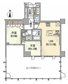シティハウス池袋立教南 6階 間取り図