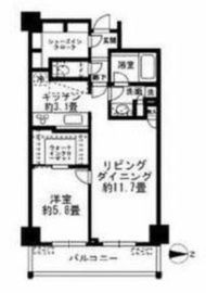 イーストコア曳舟一番館 12階 間取り図