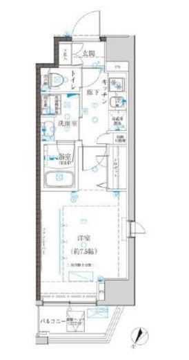 クレイシア八丁畷ステーションサイト 9階 間取り図
