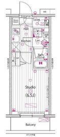 グランド・ガーラ横浜 5階 間取り図
