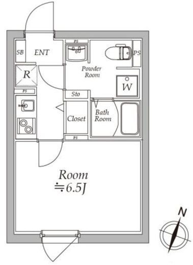 アトリオフラッツ板橋本町 202 間取り図