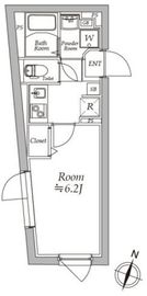 アトリオフラッツ板橋本町 404 間取り図