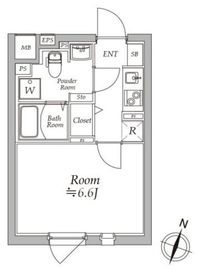 アトリオフラッツ板橋本町 203 間取り図
