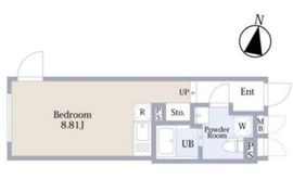エクサム西新宿 3F1 間取り図