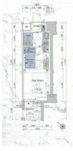 エステムプラザ横濱関内 11階 間取り図