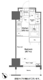 プライムアーバン板橋 807 間取り図