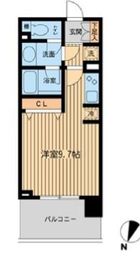 ドゥーエ横濱台町 1207 間取り図