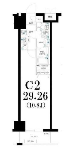 グリアス横浜プルミエール 8階 間取り図