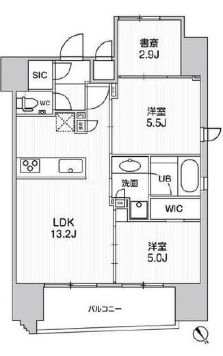 Weave Place Asakusa South (ウィーヴプレイス浅草サウス) 902 間取り図
