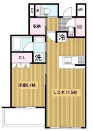 フロール横濱関内 906 間取り図