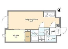 ウェルスクエア新大塚 202 間取り図