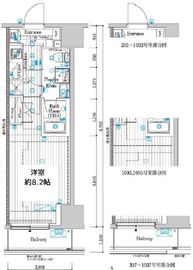 プレール・ドゥーク両国Ⅳ 2階 間取り図