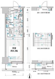 プレール・ドゥーク両国Ⅳ 8階 間取り図