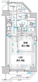 プレール・ドゥーク両国Ⅳ 12階 間取り図