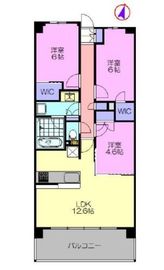 ブランズシティ本郷台リバーサイドテラス 3階 間取り図