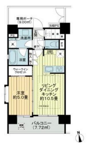 グローベルザ・目白プレミアム 12階 間取り図