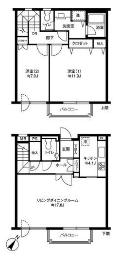 参宮橋マンション 306 間取り図