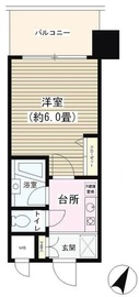 ヴィラコート横浜 605 間取り図