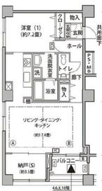 東雲キャナルコートCODAN 15-1005 間取り図