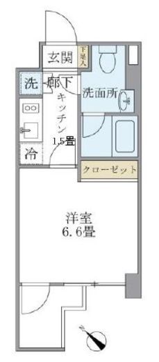 KDXレジデンス門前仲町 603 間取り図