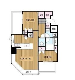 フロール横濱関内 902 間取り図