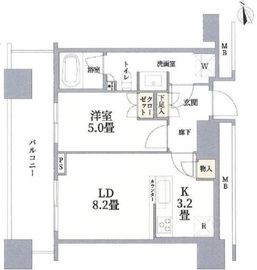 ブランズ渋谷桜丘 19階 間取り図