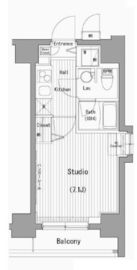 ガーラグランディ横濱桜木町 8階 間取り図