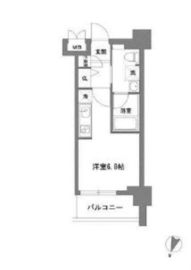 TLRレジデンス川崎大師 403 間取り図