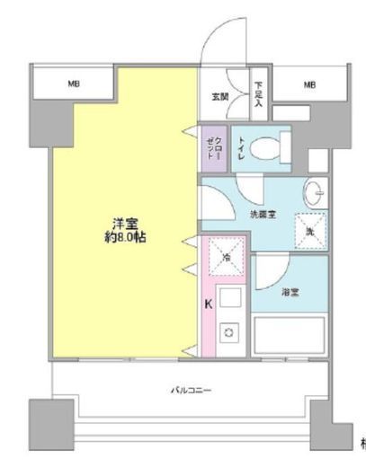 AKレジデンス 9階 間取り図