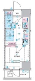 ジェノヴィア桜上水Ⅱ 1階 間取り図