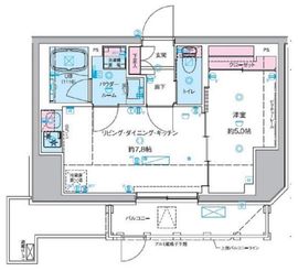ジェノヴィア桜上水Ⅱ 2階 間取り図