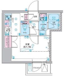 ジェノヴィア桜上水Ⅱ 6階 間取り図