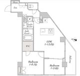 LUMIEC CHITOSE FUNABASHI (ルミーク千歳船橋) 302 間取り図