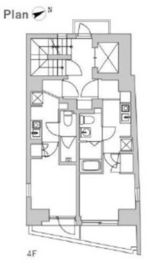 グランデュオ恵比寿4 402 間取り図