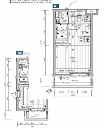 シーフォルム東新宿 3階 間取り図