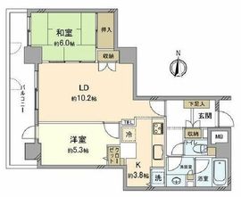 パークシティ新川崎 4階 間取り図