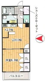 ローレルコート武蔵小杉今井仲町 4階 間取り図
