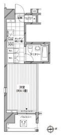 カスタリア麻布十番七面坂 708 間取り図