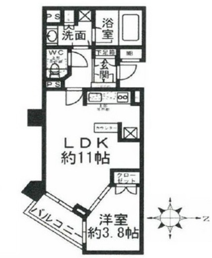 パークホームズ六本木乃木坂アーバンレジデンス 2階 間取り図