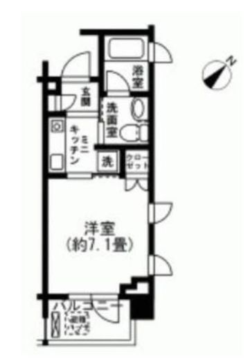 D’クラディア山手大塚 4階 間取り図