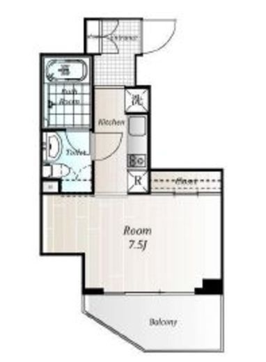 グランパセオ本駒込 501 間取り図