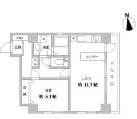 ラクラス田原町 204 間取り図