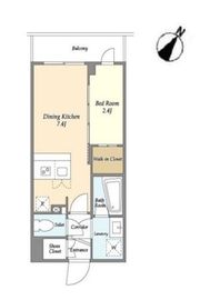 La Douceur志茂 (ラドゥセール志茂) 106 間取り図