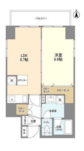 PATH中目黒uno 203 間取り図