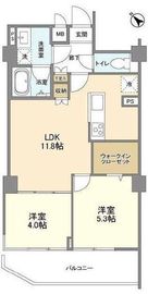 ミリアレジデンス中野弥生町 204 間取り図