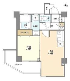 ミリアレジデンス中野弥生町 210 間取り図